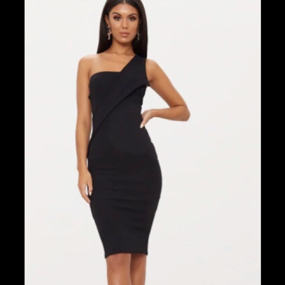 Black One Shoulder Dress